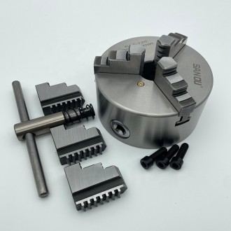 Plato de torno de 125mm  -3 mordazas